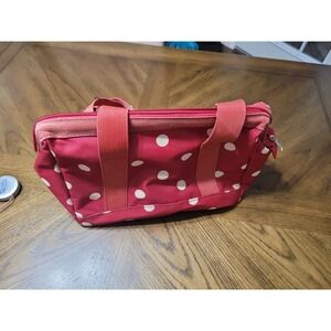 Reisenthel Allrounder M Red Polka Dot Doctor Style Travel Weekender Bag